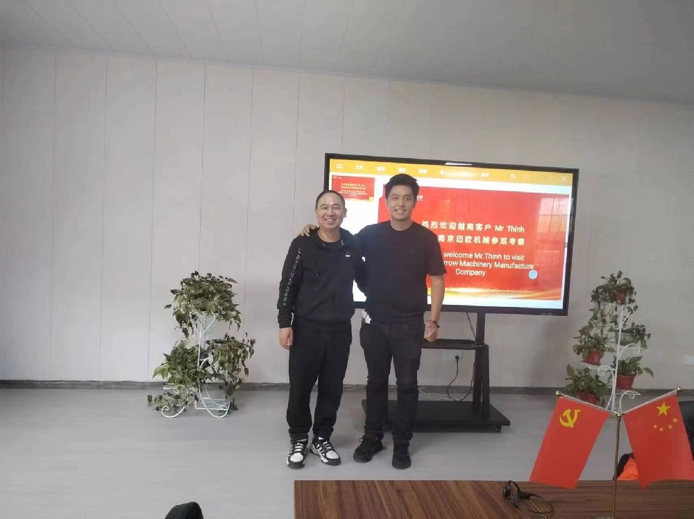 越南、印度客戶來我司參觀考察